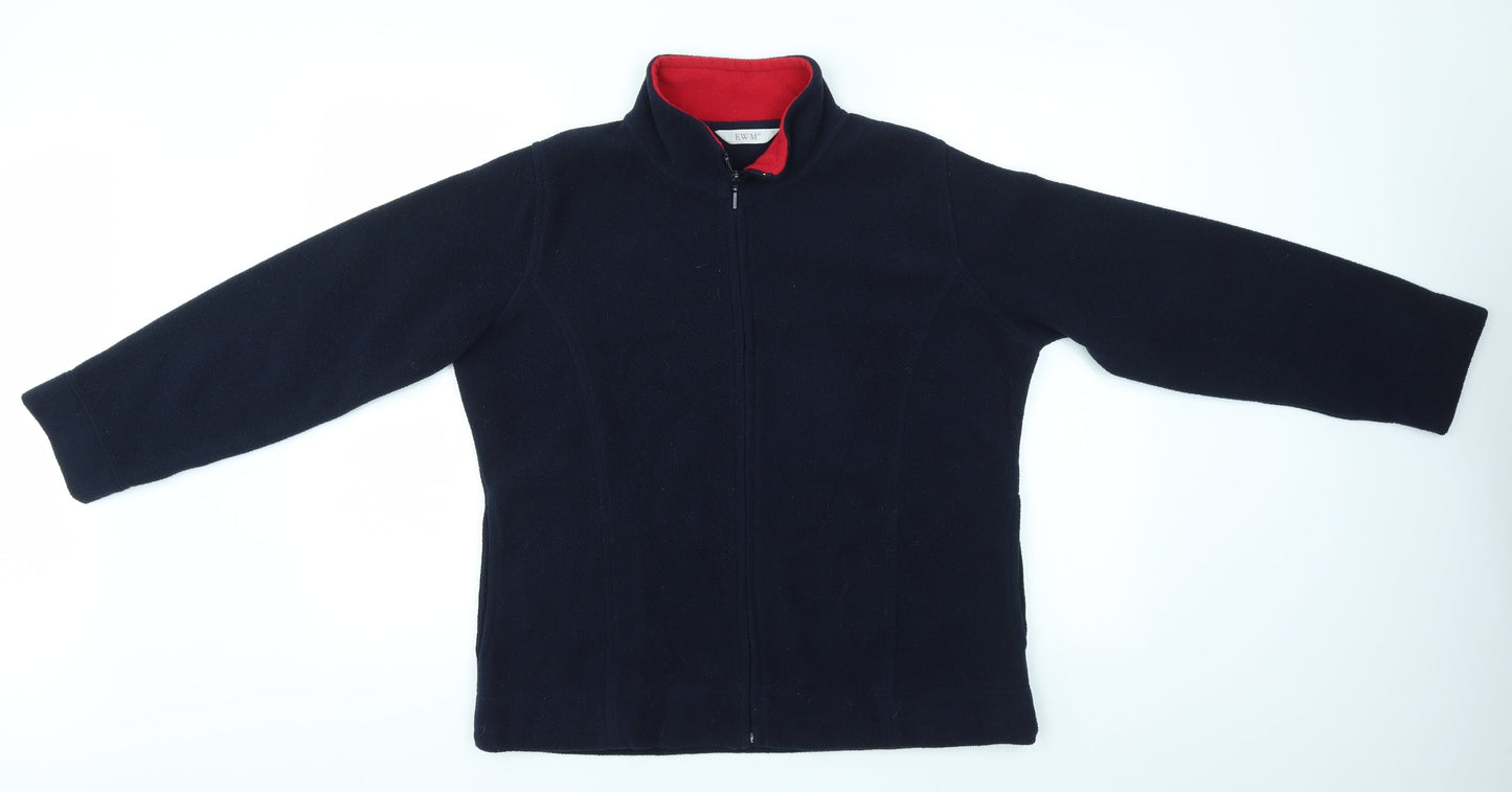 EWM  Mens Blue   Full Zip Jumper Size M