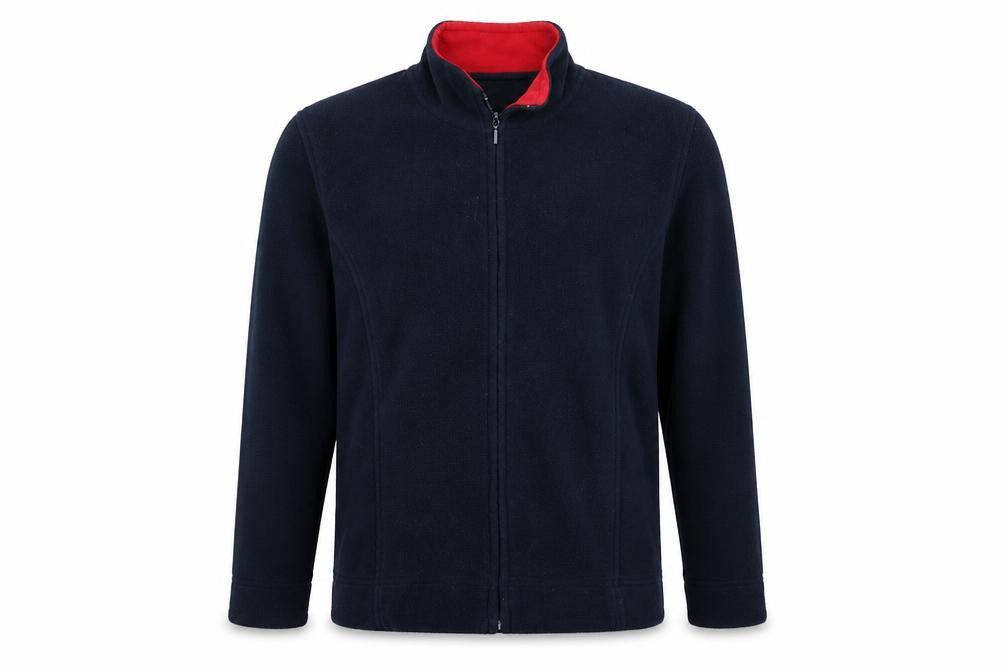 Mens UK Size M EWM Blue Full Zip Jumper
