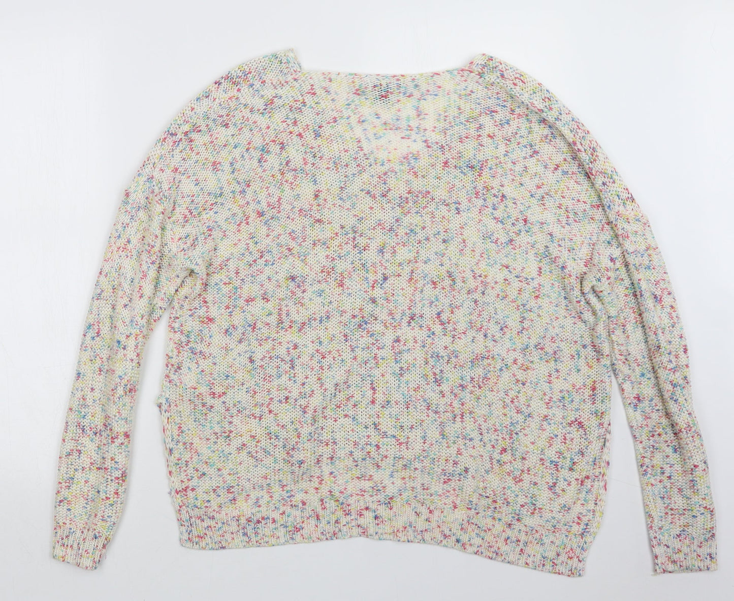 Womens UK Size S H&M White Pullover Jumper