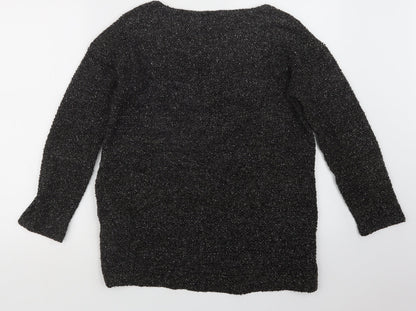 Womens UK Size 10 NEXT Black Pullover Jumper