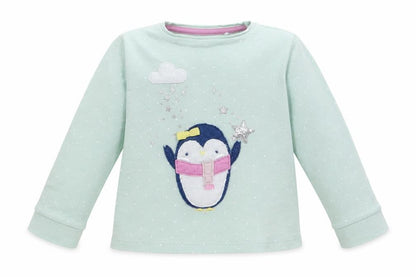 Mini Club Girls Green Geometric  Babydoll Pyjama Top Size 18-24 Months