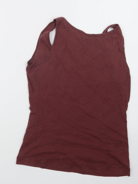 Womens UK Size 12 Dorothy Perkins Pink Basic Tank