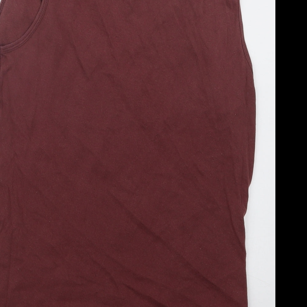 Womens UK Size 12 Dorothy Perkins Pink Basic Tank