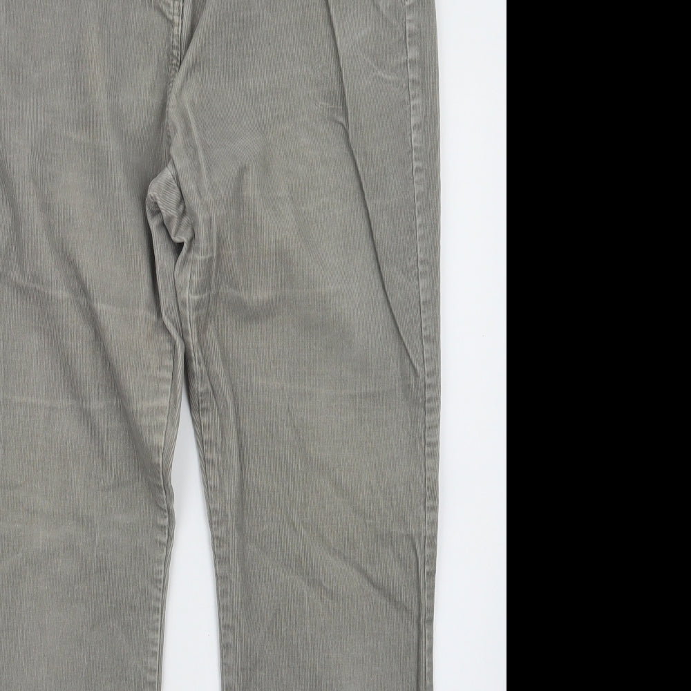 Womens UK Size 14 Marks and Spencer Regular Fit  Grey Trousers