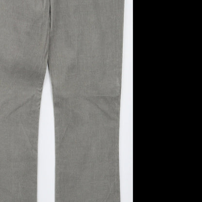 Womens UK Size 14 Marks and Spencer Regular Fit  Grey Trousers