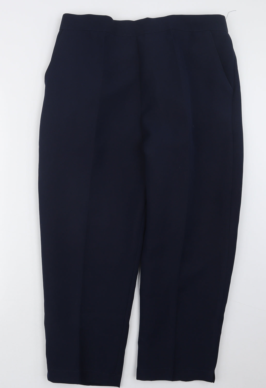 Womens UK Size 18 Preworn Regular Fit  Blue Trousers
