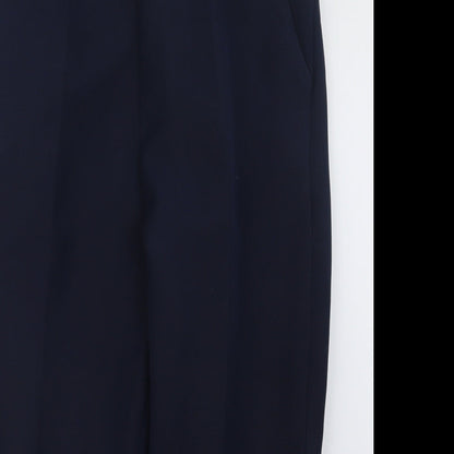 Womens UK Size 18 Preworn Regular Fit  Blue Trousers