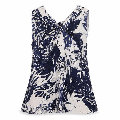 Womens UK Size 12 Soon Blue Basic Button-Up