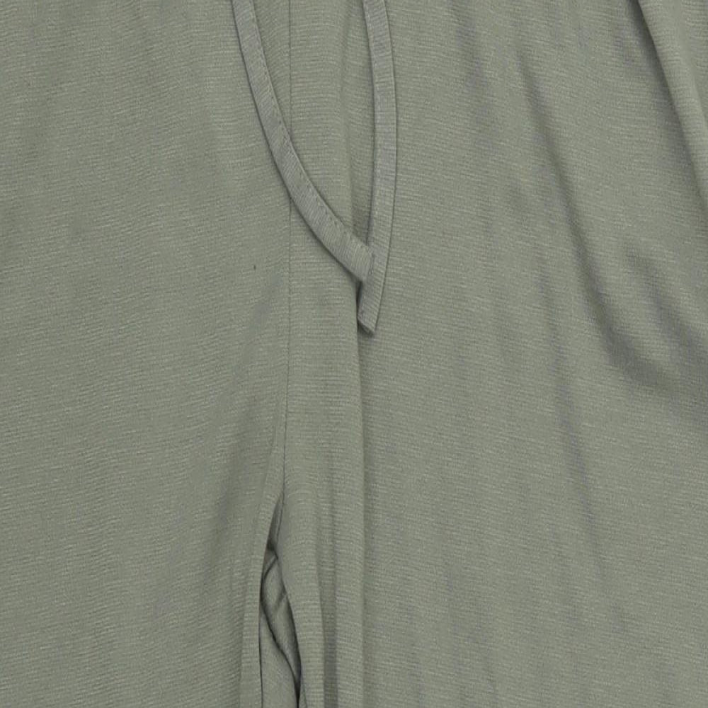 Womens UK Size L Misspap Regular Fit Sweatpants Green Trousers