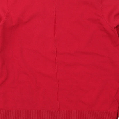 NEXT Womens Red  Knit Pullover Jumper Size 6
