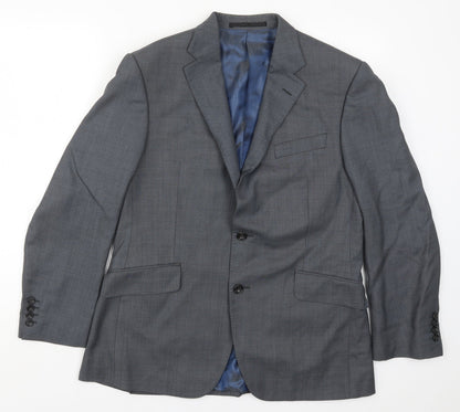 Mens UK Size 40 Marks and Spencer Regular Grey Suit Jacket