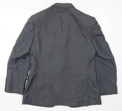 Mens UK Size 40 Marks and Spencer Regular Grey Suit Jacket