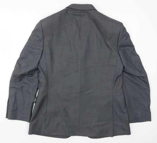 Mens UK Size 40 Marks and Spencer Regular Grey Suit Jacket