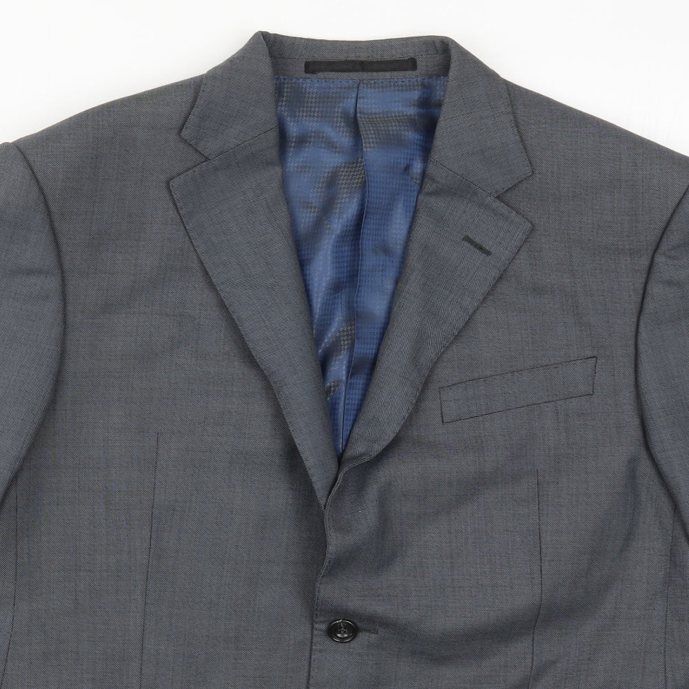 Mens UK Size 40 Marks and Spencer Regular Grey Suit Jacket