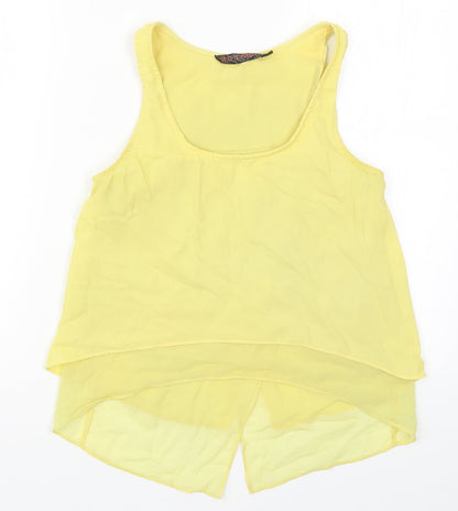WED London Womens Yellow   Basic Tank Size S