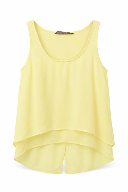 WED London Womens Yellow   Basic Tank Size S