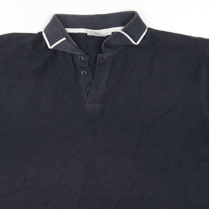 Promo Stars Mens Blue    Polo Size XL