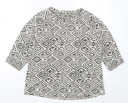 Womens UK Size 14 Matalan Grey Pullover Jumper