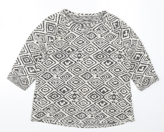 Womens UK Size 14 Matalan Grey Pullover Jumper