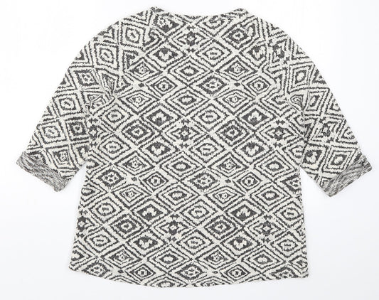 Womens UK Size 14 Matalan Grey Pullover Jumper
