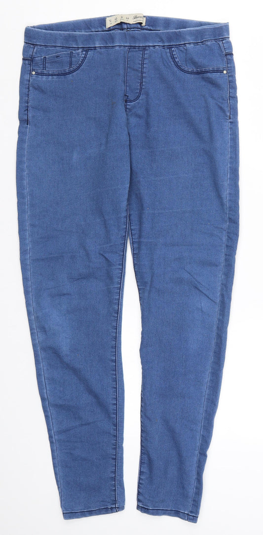 Denim Co Womens Blue  Denim Jegging Jeans Size 12 L29 in