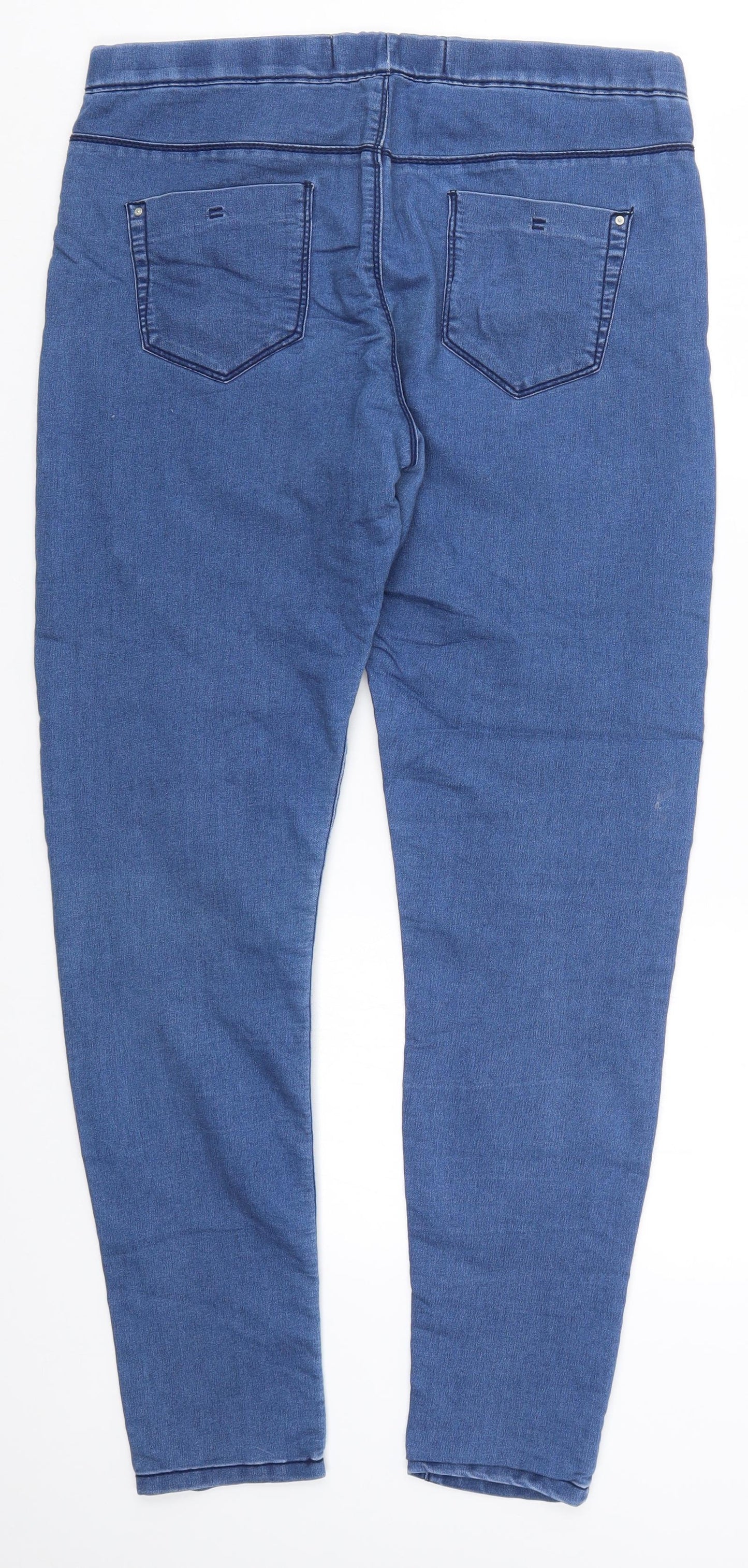 Denim Co Womens Blue  Denim Jegging Jeans Size 12 L29 in