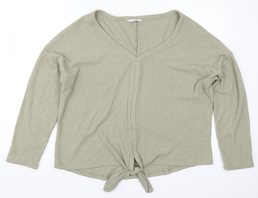 George Womens Green  Knit Pullover Jumper Size 14