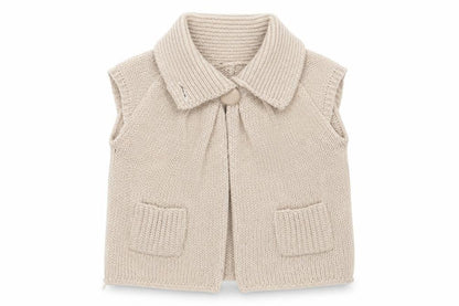 New Look Girls Beige   Cardigan Jumper Size 5 Years