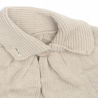 New Look Girls Beige   Cardigan Jumper Size 5 Years
