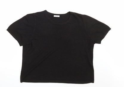 Marks & Spencer Womens Black   Pullover Sweatshirt Size 22