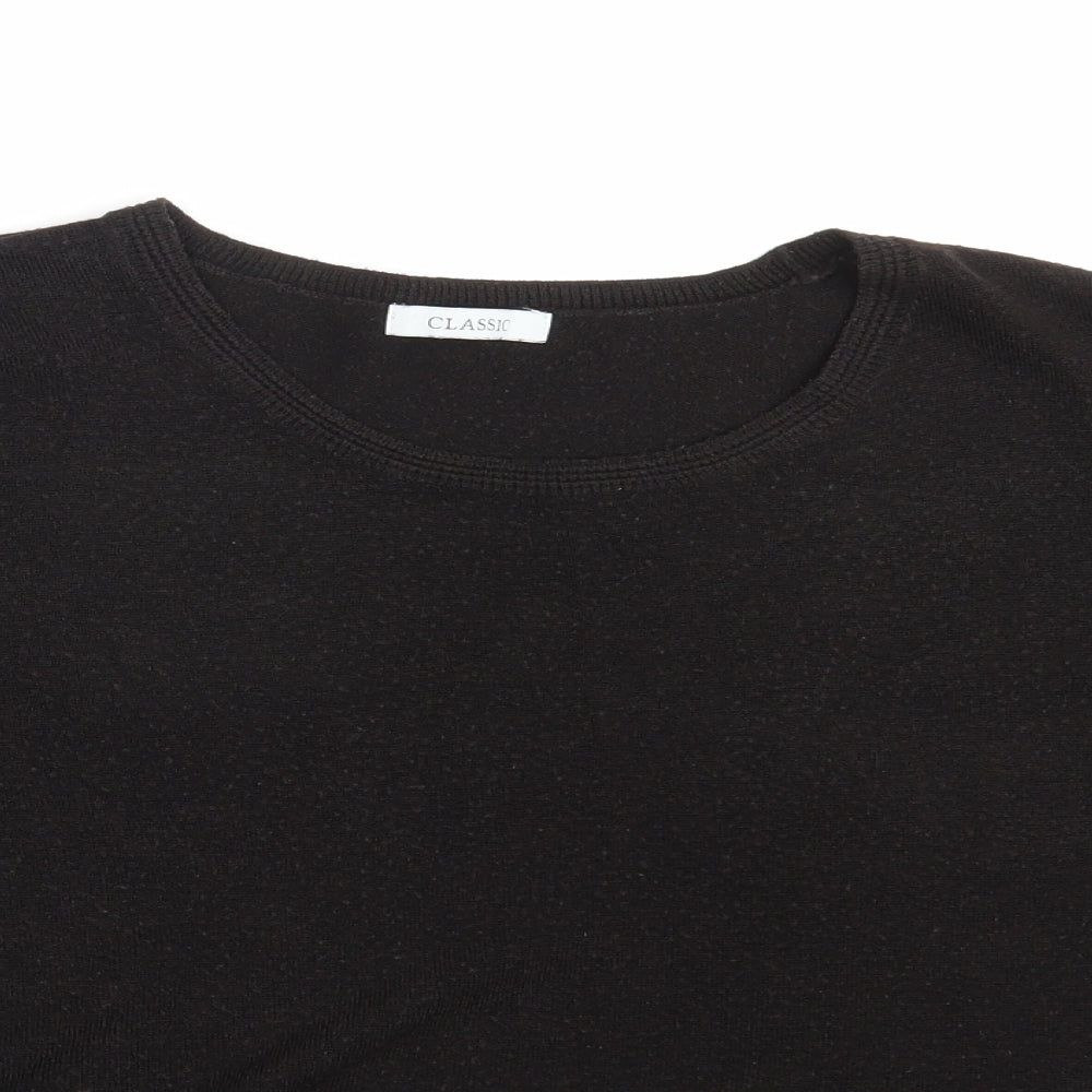 Marks & Spencer Womens Black   Pullover Sweatshirt Size 22