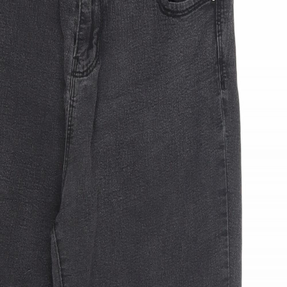 Denim Co. Womens Black  Denim Skinny Jeans Size 14 L28 in