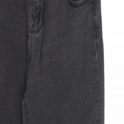 Denim Co. Womens Black  Denim Skinny Jeans Size 14 L28 in