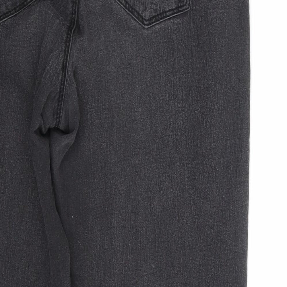 Denim Co. Womens Black  Denim Skinny Jeans Size 14 L28 in