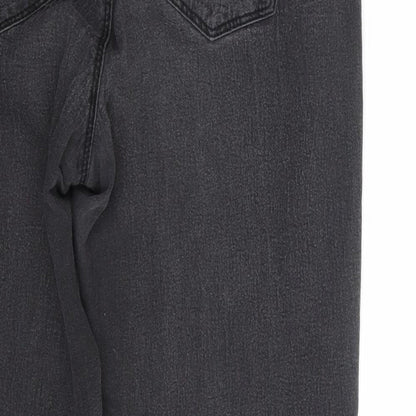 Denim Co. Womens Black  Denim Skinny Jeans Size 14 L28 in