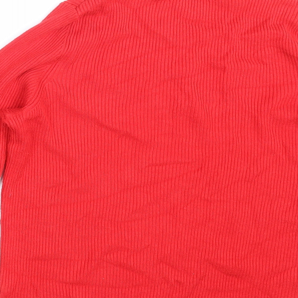Marks & Spencer Womens Red   Pullover Sweatshirt Size 16