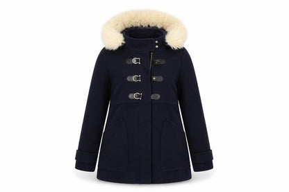 Womens UK Size 8 Topshop Blue Overcoat