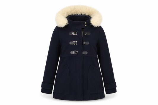 Womens UK Size 8 Topshop Blue Overcoat