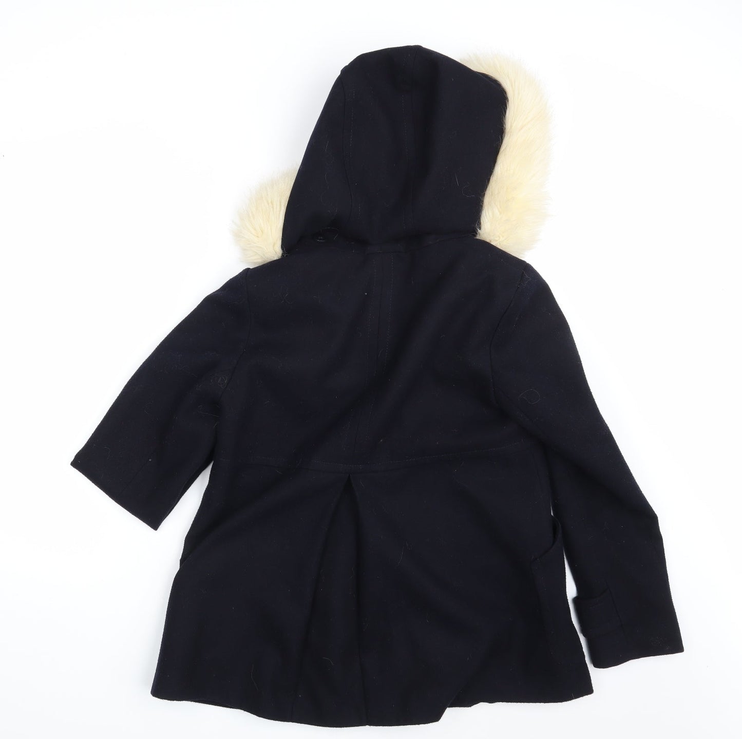 Womens UK Size 8 Topshop Blue Overcoat