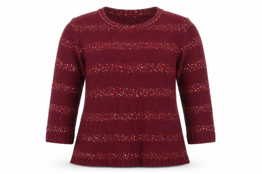 Womens UK Size L Alexara Purple Pullover Jumper