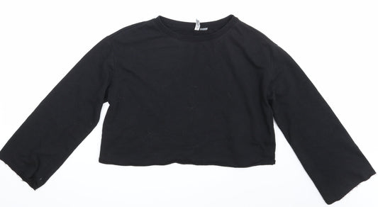 H&M Womens Black   Basic T-Shirt Size M