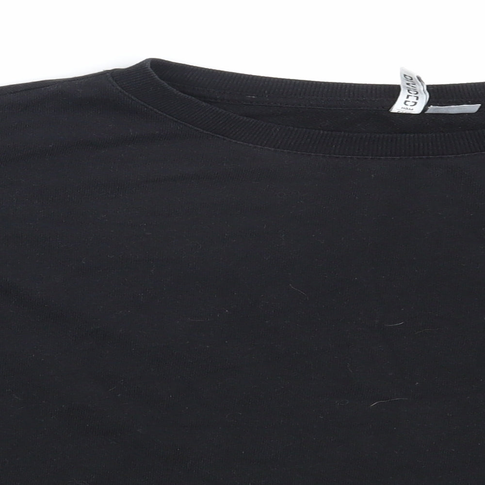 H&M Womens Black   Basic T-Shirt Size M
