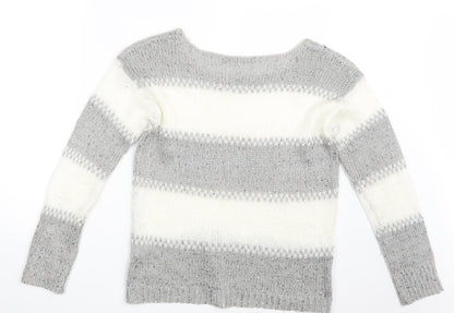 Womens UK Size 10 Select Grey Pullover Jumper