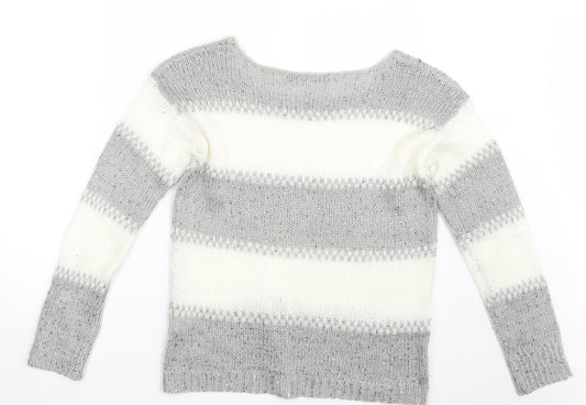 Womens UK Size 10 Select Grey Pullover Jumper