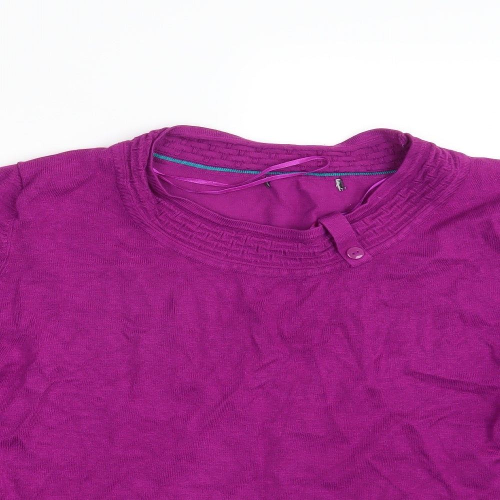 Womens Purple   Pullover Sweatshirt Size XL