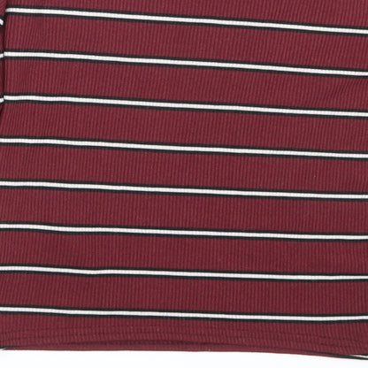 New Look Girls Purple Striped  Pullover Sweatshirt Size 12-13 Years