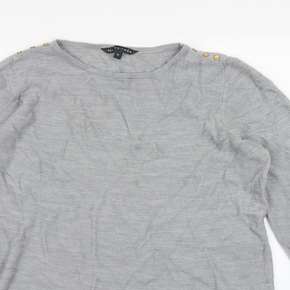 Womens UK Size 16 Bonmarché Grey Pullover Jumper