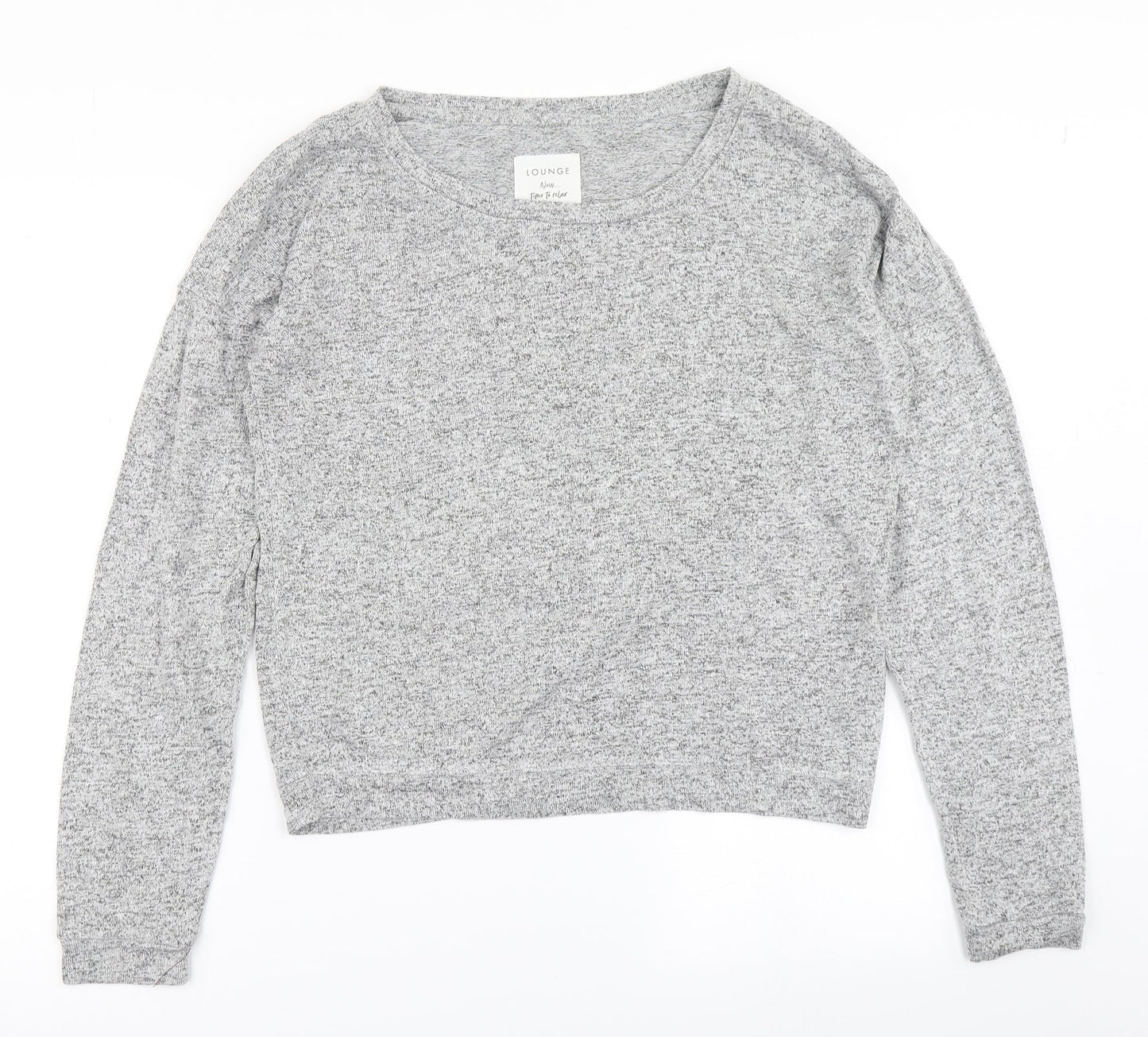 Womens UK Size 10 Boux Avenue Grey Basic T-Shirt