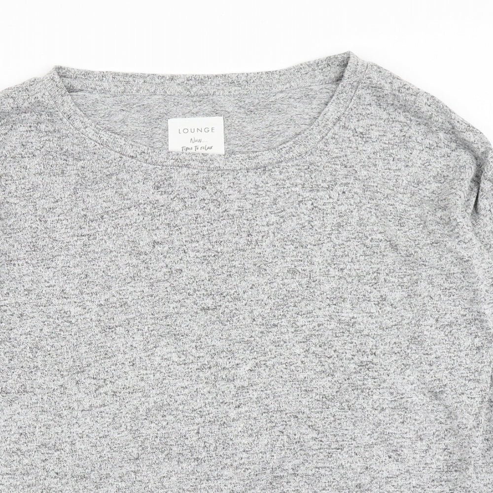 Womens UK Size 10 Boux Avenue Grey Basic T-Shirt