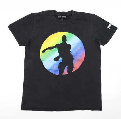 Mens UK Size M Fortnite Black  T-Shirt